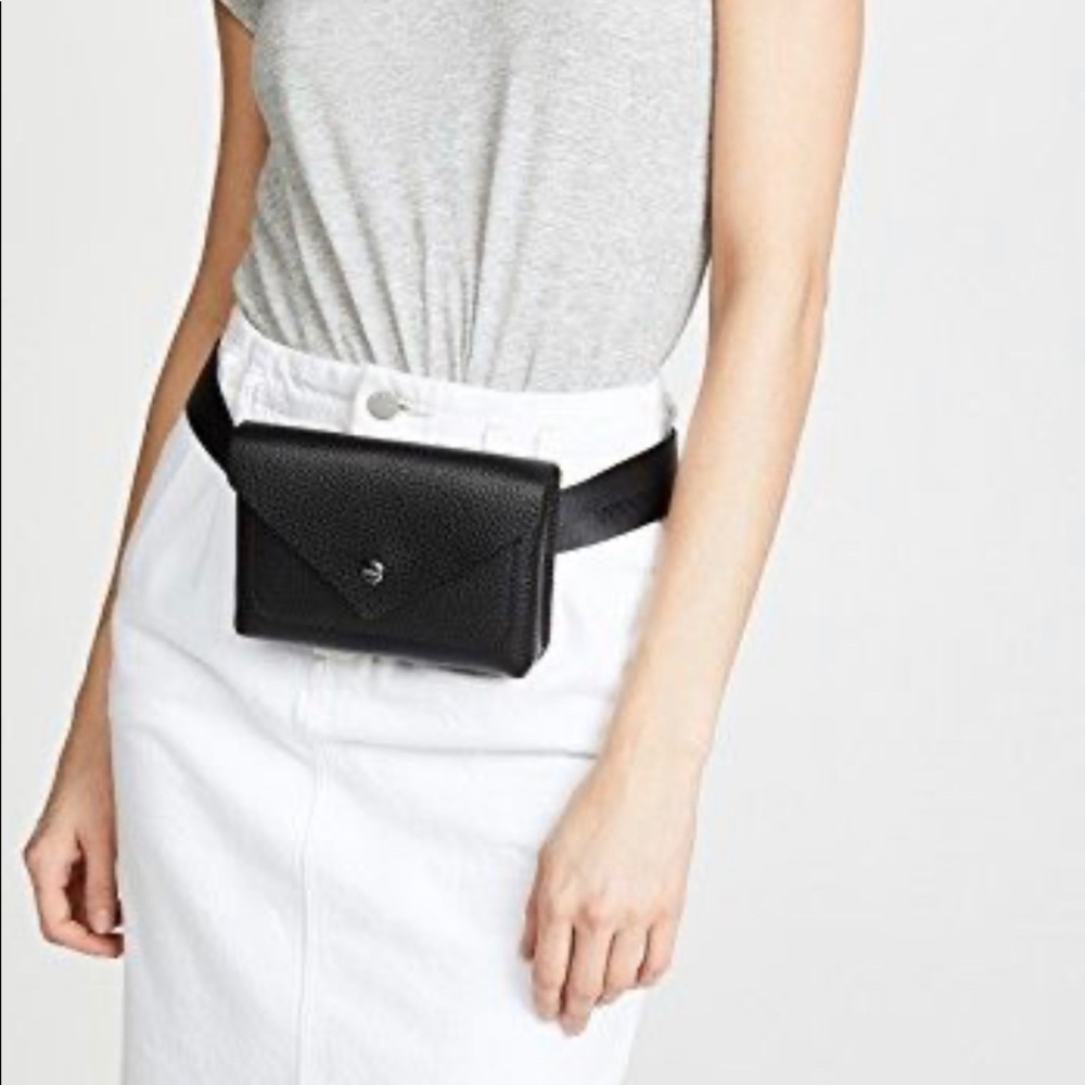 Authentic Botkier Leather Belt Bag, Fanny Bag, Convertible Crossover.